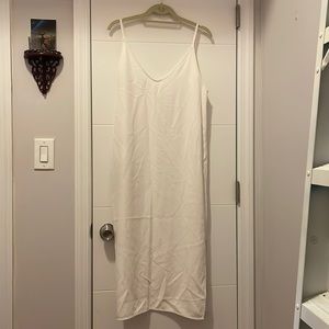 Everlane shift dress with side slit